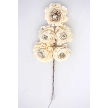 Yapay Çiçek Deposu 5li Shola Belary Gül Demeti
