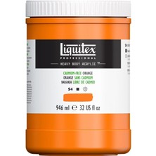 Liquitex Professional Heavy Body Akrilik Boya 946 ml Kadmiyumsuz Turuncu 892 S4