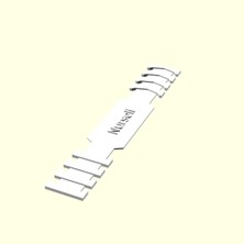 Aldım Geldi Nurseli Kişiye Özel Üretim Maske Takma Aparatı Tutucu Sevgiliye Eşe Hediyelik Organik Plastikten