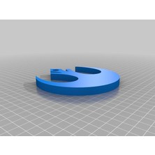 Aldım Geldi Yıldız Savaşları Rebel Logosu Plastik Aparat