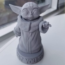 Aldım Geldi Bebek Yoda Dekoratif Biblo Dekor Masaüstü Çalışma Masası