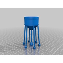 Aldım Geldi Su Kulesi Kapaklı Biblo Dekoratif Hediyelik Süs Eşyası Maket