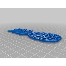 Aldım Geldi Ananas Duvar Heykel 2d Plastik Aparat