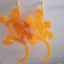 Aldım Geldi Bular D Oreilles Gecko Ou Porte-Clés / Gecko Küpe Veya Anahtarlık Plastik Aparat