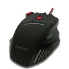 Sencrom Sm Gamex3 3200 Dpı Mouse Sihirli Işıklı Gaming Oyuncu Mouse