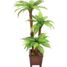 Yapay Çiçek Deposu Bodur Yapay Ağaç Cordyline 105 cm Model 3

