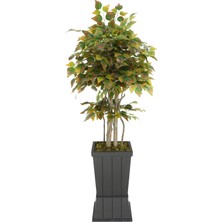 Yapay Çiçek Deposu Yapay Çınar Ağacı 150 cm Yeşil-Kızıl
