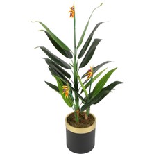 Yapay Çiçek Deposu Metal Saksıda Yapay Çiçekli Starliçe Ağacı 160 Cm
