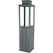 Yapay Çiçek Deposu Dekoratif Ahşap Mumluk Çiçeklik 100 Cm
