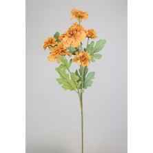 Yapay Çiçek Deposu Yapay 6lı Gerbera Dalı 80 cm Açık Kahve
