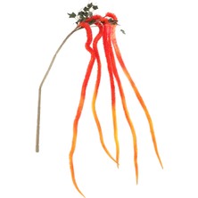 Yapay Çiçek Deposu Yapay Sarkan Amarantus (Amaranthus) 150CM Turuncu