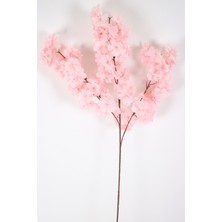 Yapay Çiçek Deposu Yapay Kaliteli Kabarık Bahar Dalı 95 cm Açık Pembe