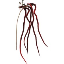 Yapay Çiçek Deposu Yapay Sarkan Amarantus (Amaranthus) 150CM Alev Kırmızısı