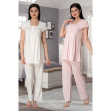 Effort Diğer Kısa Kol Lohusa Pijama Takım Effort 5012