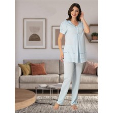Effort 8022 Kısa Kol Lohusa Pijama Takım