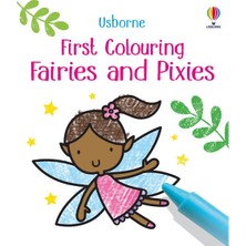 First Colouring Fairies And Pixies Usborne