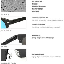 Veithdia Retro Alüminyum Sürüş Güneş Gözlüğü Unisex -Polarize UV400 Lens (Yurt Dışından)