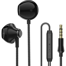 Ptm D31 Bas Handsfree Gaming Eardphone Mic ile (Siyah) (Yurt Dışından)