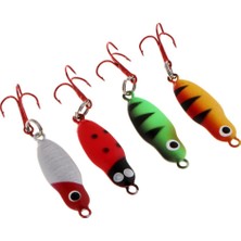 Homyl 4 Adet / Takım 6g Tatlısu Tuzlu Su Balıkçılık Yem Mücadele Kutusu ile Sert Lures