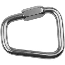 316L Paslanmaz Çelik Yamaç Paraşütü Rezerv Paraşüt Vida Kilidi Carabiner 9mm