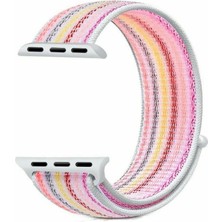 Arabulalaca  APPLE WATCH SERİ S10 / S11 46MM Kordon Spor Loop Cırtlı Kumaş 45mm 46mm L beden