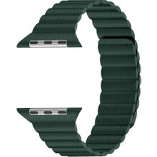 Arabulalaca Apple Watch Uyumlu SERİ S10 / S11  42MM Deri Loop Kordon 41MM 42MM  Kayış BEDEN L