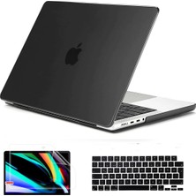 Arabulalaca Macbook Pro 16.2 2021 A2485 M1 İşlemcili Koruma Kılıfı 3 Lü Set Hardcese