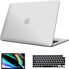 Arabulalaca Macbook Pro 14 İNÇ A2442 - A2779 - A2992 - A2918 Koruma Kılıfı 3 Lü Set Hardcese