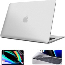 Arabulalaca Macbook Pro 14 İNÇ A2442 - A2779 - A2992 - A2918 Koruma Kılıfı 3 Lü Set Hardcese