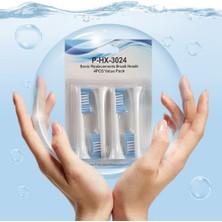 Dolity Yedek Diş Fırçası Kafaları Fırça Kafaları Philips Sonicare Hx 6054 Hx 3226 HX9034 - Hx 3024
