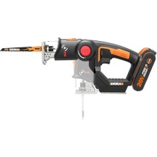 Worx WX550 20VOLT 2.0AH. Li-Ion Profesyonel Dekupaj ve Tilki Kuyruğu Testere