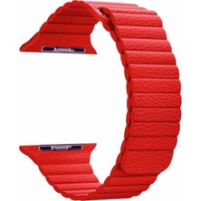 Arabulalaca Apple Watch Uyumlu SERİ S10 / S11 42MM Deri Loop Kordon 41MM 42MM  Kayış BEDEN L