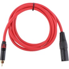 Prettyia 2 Adet 5 Ft Xlr Erkek Rca Erkek Fiş Mikrofon Kablo Tel Kablosu Adaptörü (Yurt Dışından)