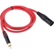 Prettyia 2 Adet 5 Ft Xlr Erkek Rca Erkek Fiş Mikrofon Kablo Tel Kablosu Adaptörü (Yurt Dışından)