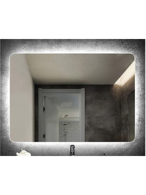 Global Led Mirror 40X55 cm Ledli Ayna Banyo Aynası Dekoratif Ayna Boy Ayna Salon Duvar Ayna