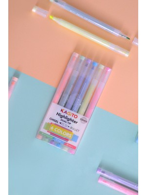 Çift Taraflı Highlighter Set (6’lı)