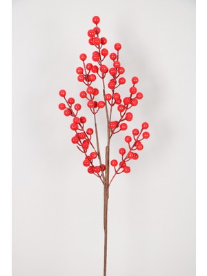 Yapay Çiçek Deposu Yapay Dal Kokina 60 cm Kırmızı Orta Boy
