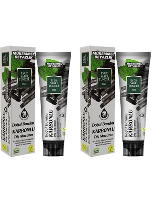 Eyüp Sabri Tuncer Doğal Bambu Aktif Karbonlu Diş Macunu 75  ml x 2