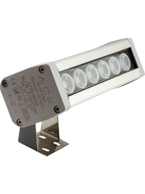 Ack AT20-00633 6W Power LED Wallwasher 6500K Beyaz