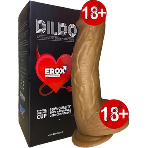 Erox Dildo Flue Yumuşak Doku Realistik Penis 25 cm GG1-R621-1