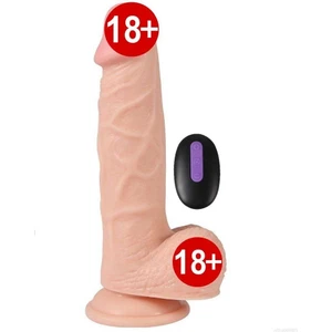 Dildo Series Hans 21 cm 20 Modlu Titreşimli Uzaktan Kumandalı Şarjlı Realistik Penis