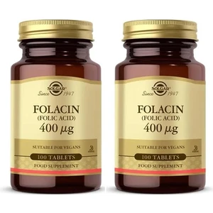 Folic Acid 400 Mcg 100 Tablet 2 Adet