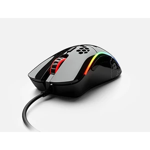 Model D Kablolu Parlak Siyah Orta/Küçük El RGB Oyuncu Mouse GLO-MS-DM-GB