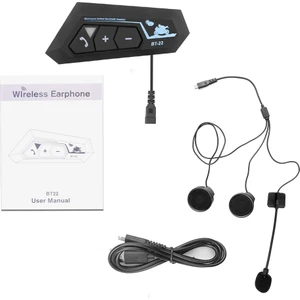 Bt-22 Motosiklet Intercom Bluetooth Kulaklık