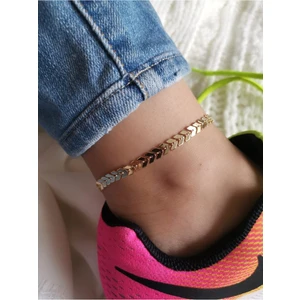 X-Lady Accessories Zarif Yaprak Detaylı Roma Model Kadın Halhal – Yaz Ve Plaj Kombinleri İçin Şık Ve Zarif Aksesuar