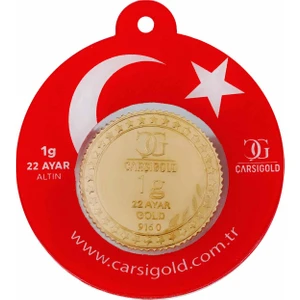 T51 Tuğrul Altın 1 Gram 22 Ayar Külçe Altın