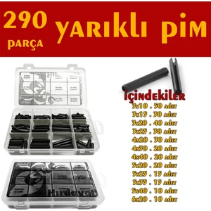Site Hırdavat 290 Parça Yarıklı Pim Seti