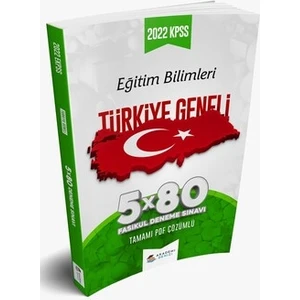 Akademi Denizi KPSS Eğitim Bilimleri Türkiye Geneli 5 x 80 Fasikül Deneme