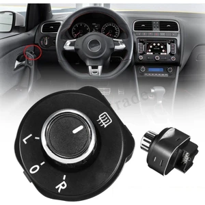 Volkswagen Polo Ayna Ayar Düğmesi Krom 2011--2016