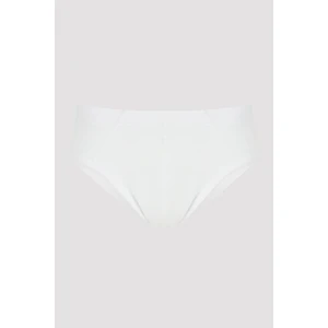 Beyaz Erkek 3'lü Slip Külot